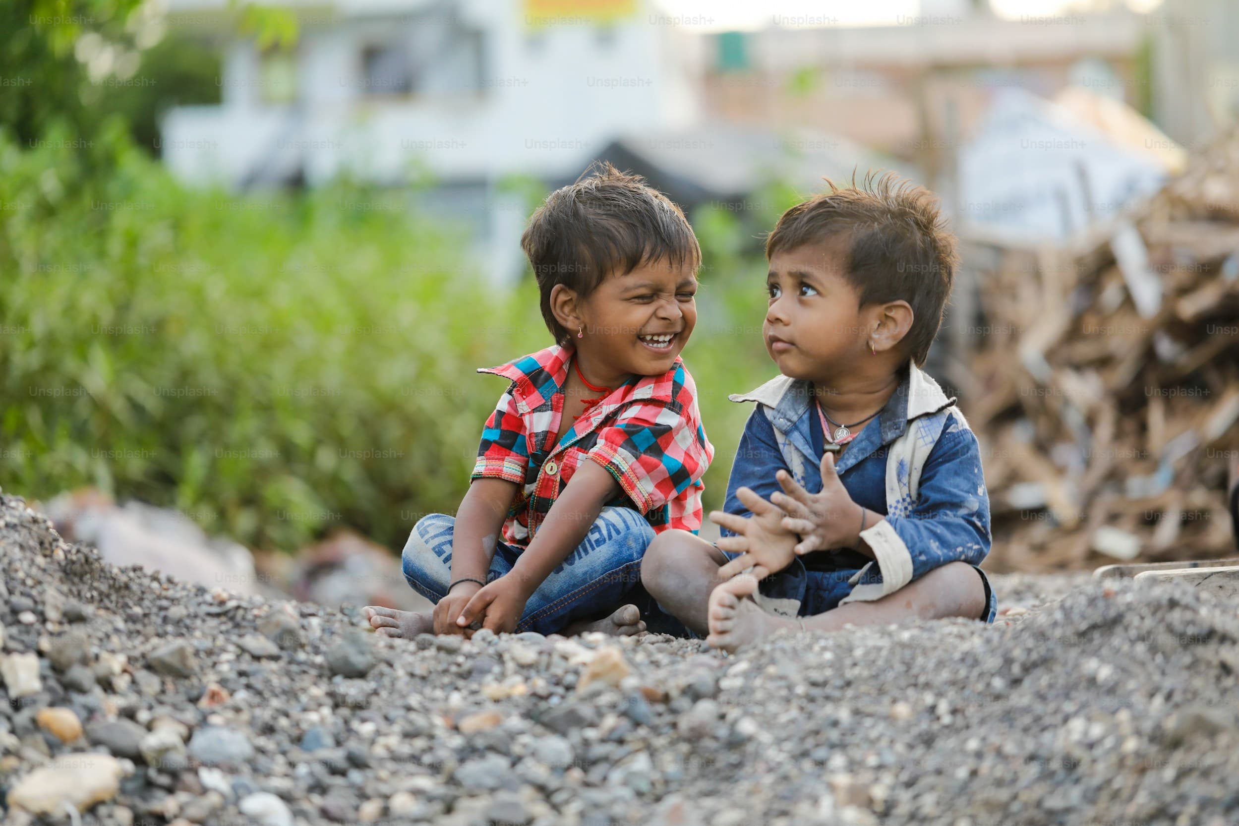 Children smiling together